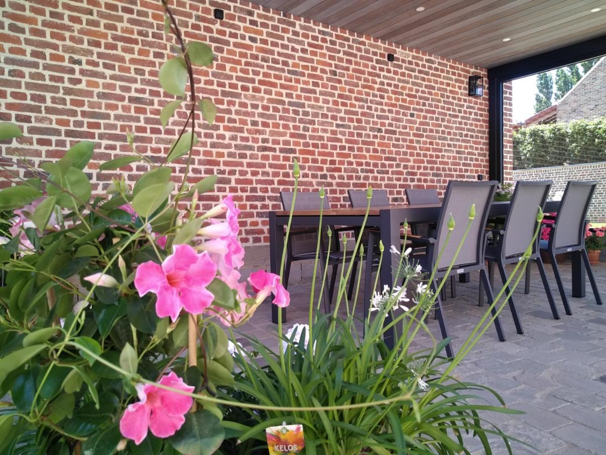 Vakantiewoning Mierzicht Met Prive Wellness Haspengouw Boekhout Bagian luar foto